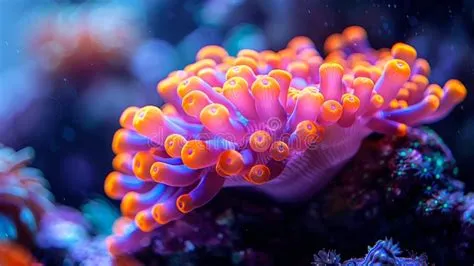  Oceanic Brain Coral: A Spectacular Sight Combining Vibrant Hues and Intricate Skeletal Structures!